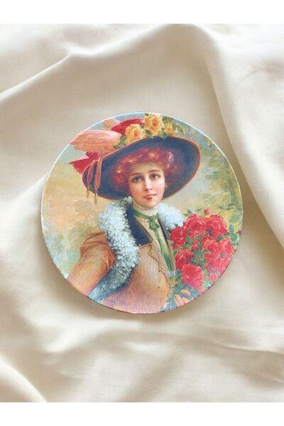 unique florya Διακοσμητικό Πιάτο Τοίχου Vintage Μοντέρνα Διακόσμηση Σπιτιού Δ...