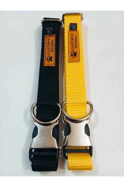 Loyal Friend Store köpek boyun tasması metal aparatlı m beden (30-45cm)