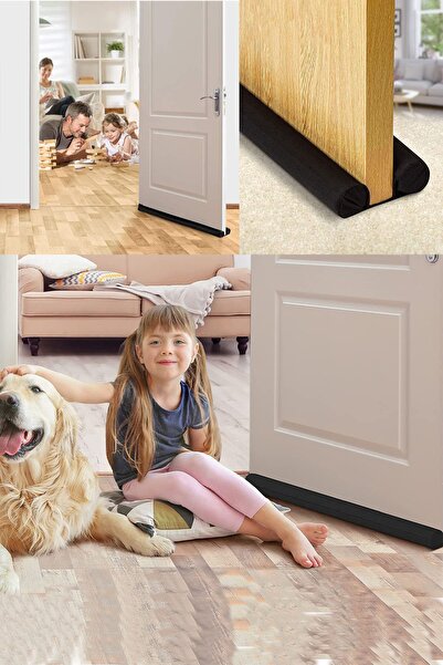 Blessca 4 Adet Kapı Altı Rüzgar Önleyici Süngeri Koruması Isı Yalıtım Rüzgarlık Toz Soğuk Sünger Stoper