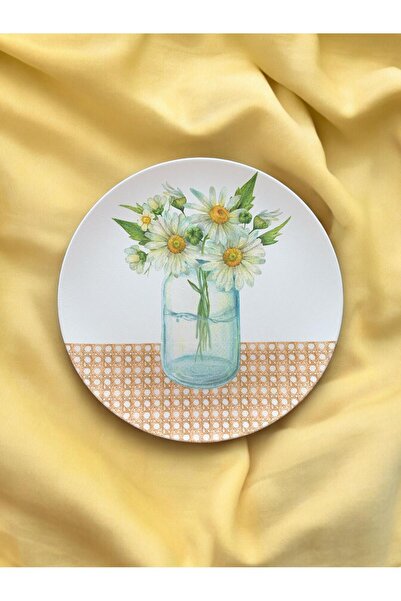 unique florya Διακοσμητικό Τοίχου από Ψάθινο Πλακάκι Papatya Hazeran, Διακοσμ...