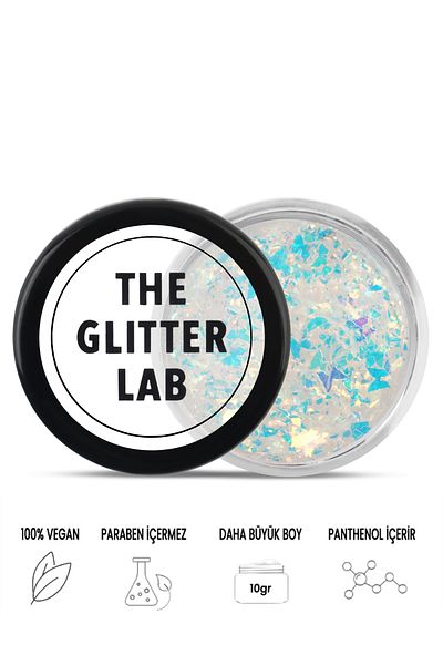 The Glitter Lab Glossy Glitter with Gel Form - It's Not Farfalle