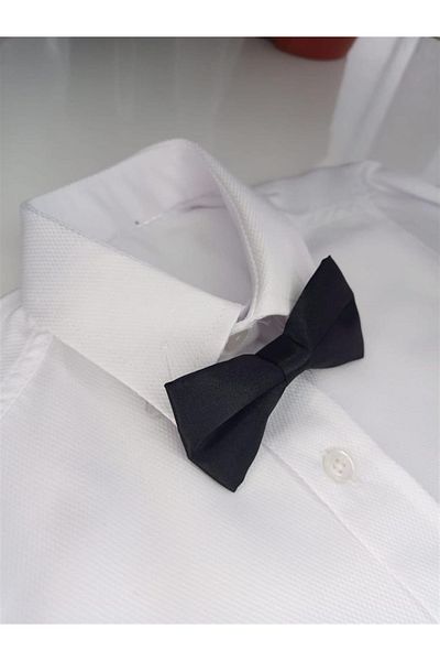 NSE COLLECTION Baby & Kids Black 1-7 Years Elastic Bow Tie