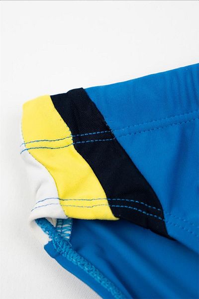 Adisia Costum de baie pentru băiat albastru, galben, alb, negru