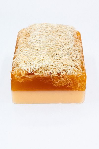 Natural Natural Pumpkin - Fiber and Goat Milk Honey Soap