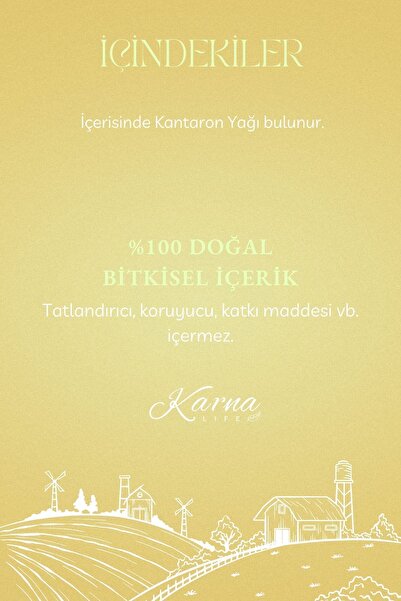 KARNA LİFE Sarı Kantaron Yağı 250ml - Saf ve Doğal