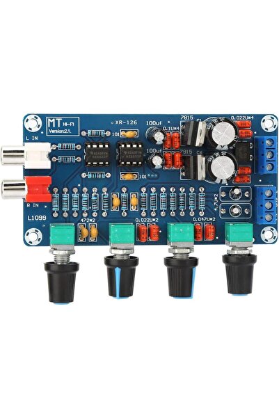 TLS Robotik Xh-m164 Ne5532 4 Kanallı Amplifikatör Ekolayzer Modülü