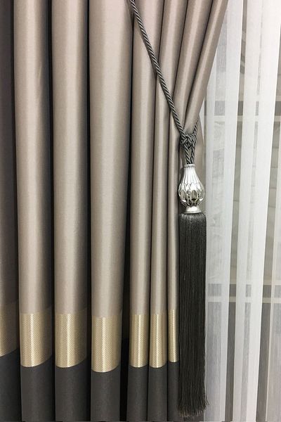 Halis Ticaret Luxury Background or Tulle Curtain Binding Apparatus Cornişe Takmatik Single Piece