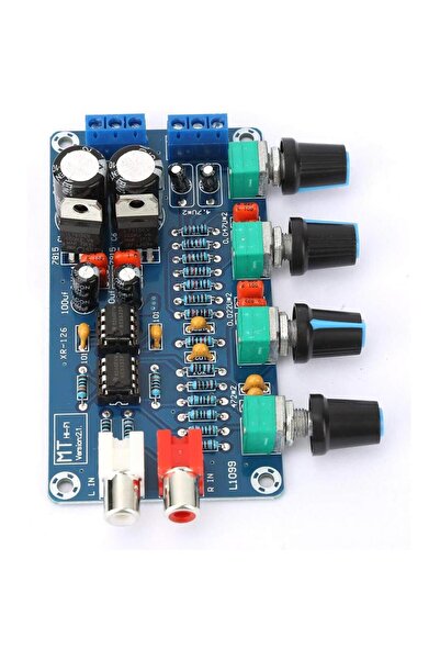 TLS Robotik Xh-m164 Ne5532 4 Kanallı Amplifikatör Ekolayzer Modülü
