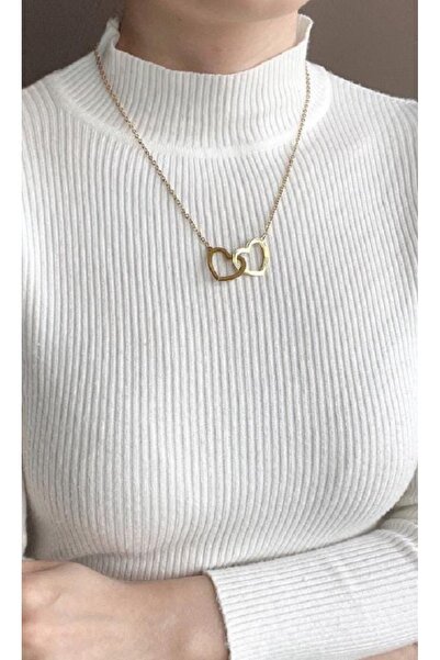 Gold Garden Kalpli çelik kolye,İsimli çift kolyesi,sevgili kolyesi,doğum günü...