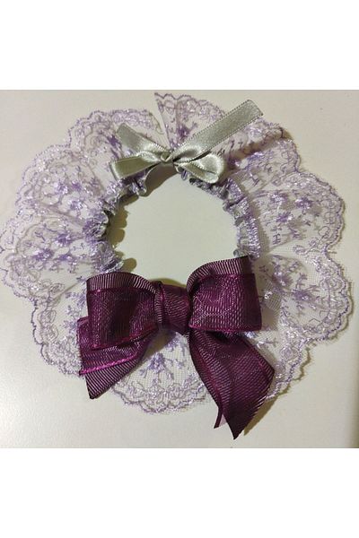 Canbutik Handmade Cat And Small Dog Collar Leash Purple