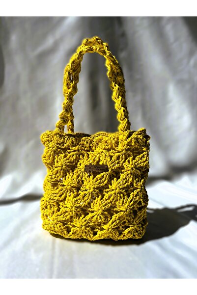 BAGS New Year's Special Dennis's Handmade Star Flower Handbag - Yellow