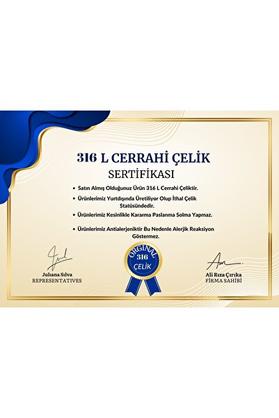 Piercing Market Steel & Silver Erkek Unisex Çelik Sallantılı Tüğ Küpe Paslanma Kararma Yapmaz