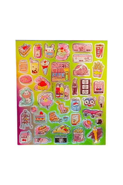 Bluoksweet 20x17cm Autocolant cu graffiti vintage de dimensiune medie Model-8...