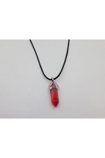 M sadık Natural Stone Detailed Stick Necklace