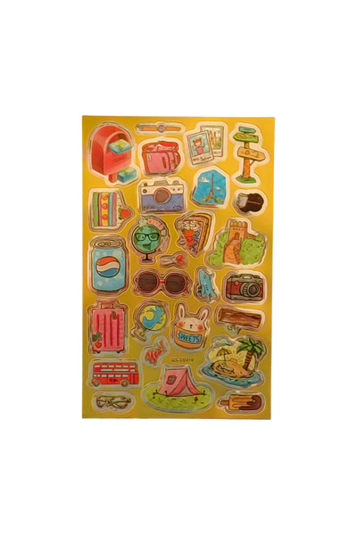 Bluoksweet 20x13cm Vintage Graffiti Trend Model-2 Naljepnica za decu i tinejd...