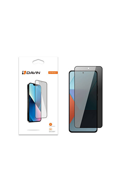 İncisoft Xiaomi Redmi Note 13 Pro  Uyumlu 5G Davin 5D Privacy Cam Ekran Koruyucu