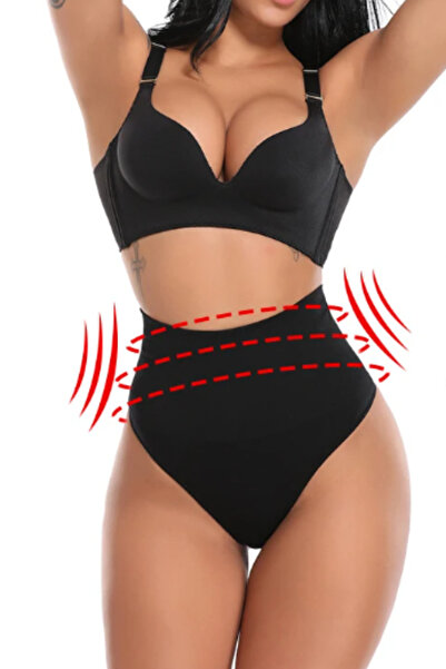 limira Waist Recovery Black Women's Slip Panties - Firming Bottom Mabet