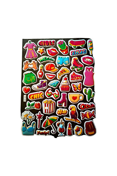 Bluoksweet 25x20 cm Dimensiune mare - Model în relief-13 Autocolant pentru co...