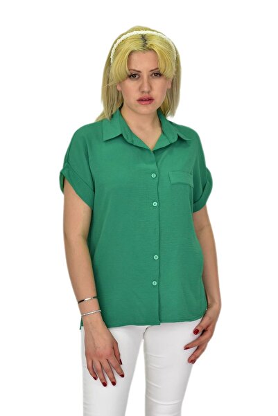 Woow Ayrobin Короткий рукав Жіноча сорочка - BGL-ST03696
