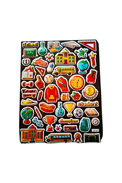 Bluoksweet 25x20 cm Dimensiune mare -10 modele Autocolant în relief pentru te...