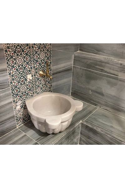 ege gross Beige Marble Melon - Dılım Kurna Design