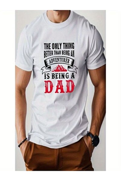 CLASSY.MODA Süprem T-Shirt - Біла футболка з принтом, оверсайз, велосипедний комір, короткий рукав