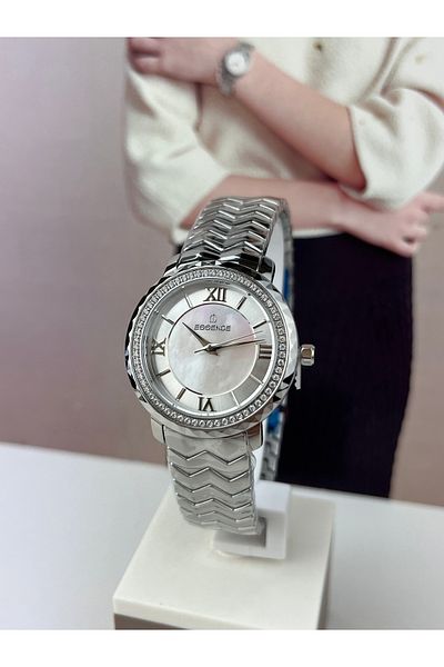 Essence Women's Wristwatch - Steel, 5 ATM Waterproof, 2 Years Warranty
