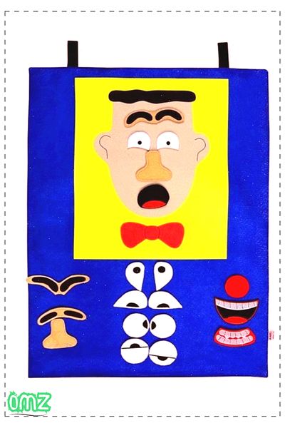 OMZ 1 Piece Boys Velcro Board Montessori Toy - Mother Girl Educational Toy