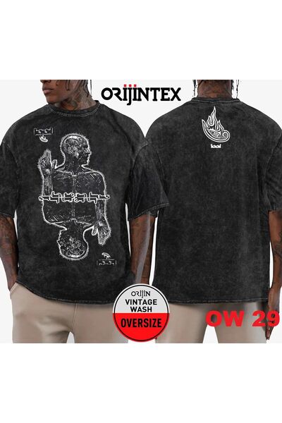 Orijin Μπλουζάκι Over Size - Πλένεται με εργαλεία