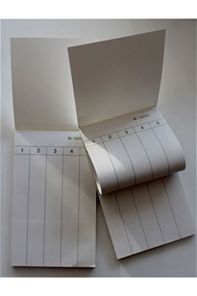 webbey Yüksek Kaliteli Kıraathane Fişi 50 Cilt Oyun Yazboz Kağıdı 100 Yaprak