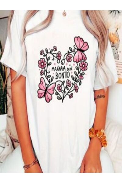 classy moda Tricou Single Jersey - Tricou cu mânecă scurtă, cu decolteu tripl...