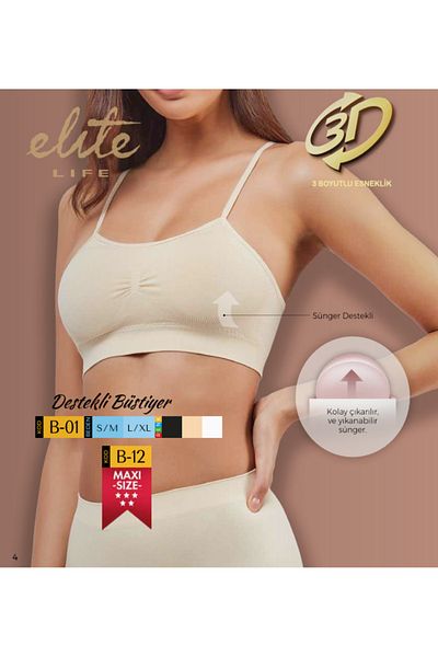 Elite Life Elite Life Thin Straps and Supported Recovery Bustier - Half Tank Top