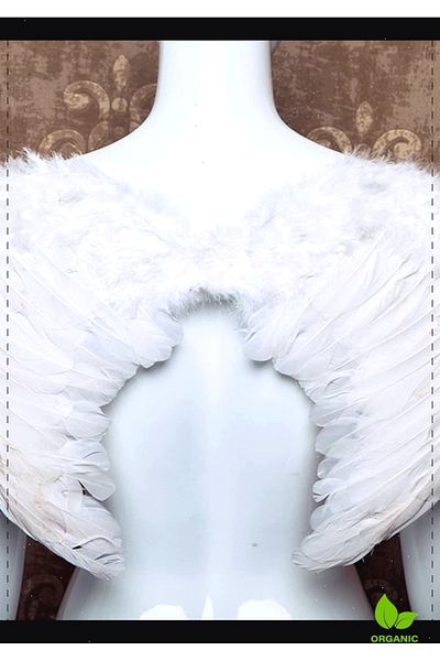 OMZ Medium Size White Children's Angel Wing - 50x35cm, Girl Boy, Educational Montessori Toy