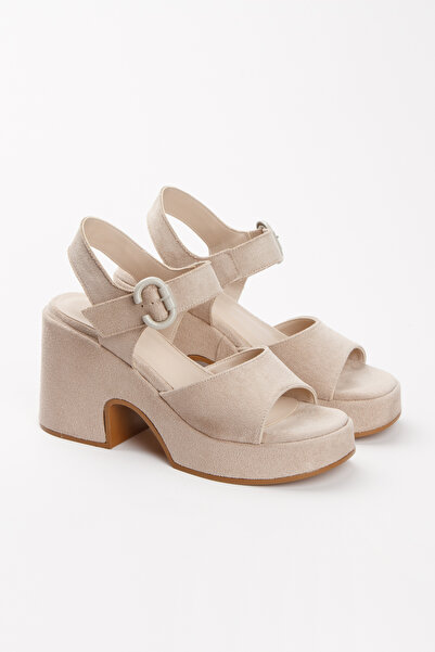 PASSAGE SHOES Suede Leather Women's Platform Sandals 6291