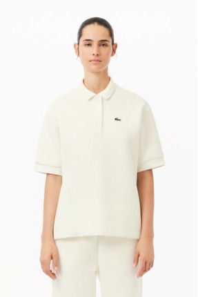 Lacoste Double Sided Cotton Pique Oversized Polo Shirt Fiyat Yorumlar Trendyol
