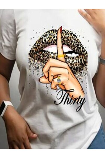 classy moda Tricou Single Jersey - Tricou cu mânecă scurtă, cu decolteu tripl...