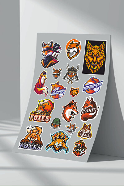 Sticker Market Set de autocolante Fox Fox - Croiala confortabilă