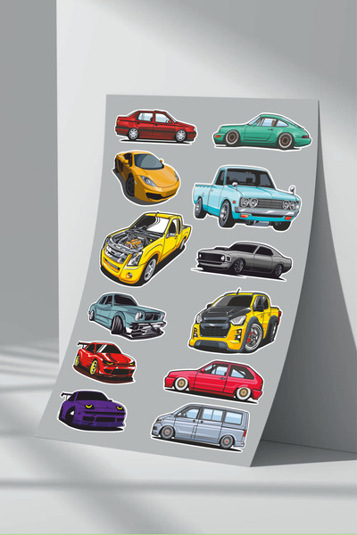 Sticker Market Araba Car Sticker Seti (9)