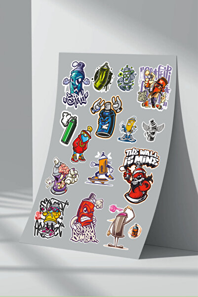 Sticker Market Set de autocolante Graffiti - Pachet de 1