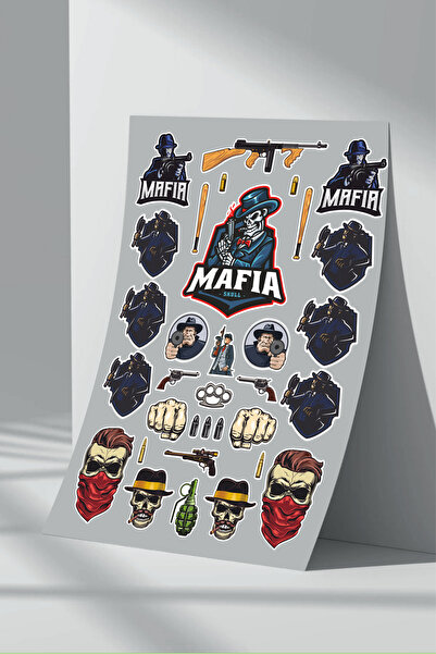 Sticker Market Комплект стикери с шарки на мафията