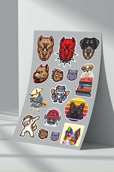 Sticker Market Set de autocolante cu model de câine - Pachet de 1