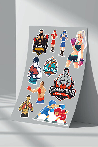 Sticker Market Set de autocolante Boxer - Pachet de 2