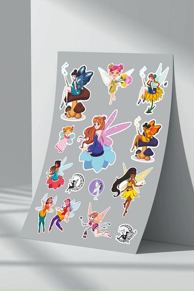 Sticker Market مجموعة ملصقات لفتاة الجنية - تصميم واحد