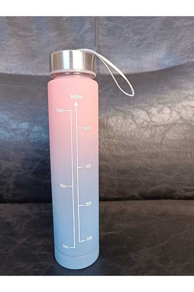OSMEY Motivational Water Bottle 500 ml Tritan Sports Water Bottle Bpa Free Water Bottle