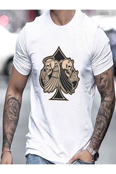 classy moda Tricou Single Jersey - Tricou cu mânecă scurtă, cu decolteu tripl...