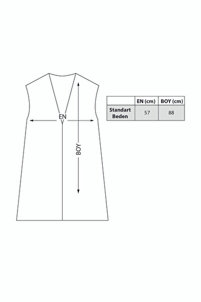 Kidilia Tropical Patterned Sleeveless Peşkemal Kimono