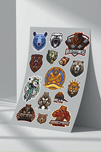 Sticker Market Set de autocolante Bear Bear - Pachet de 2