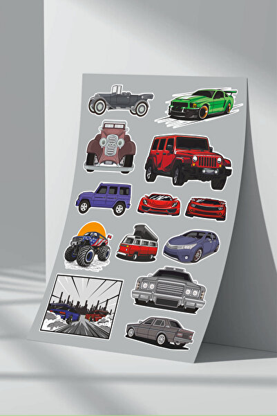 Sticker Market مجموعة ملصقات قطعة واحدة للسيارة