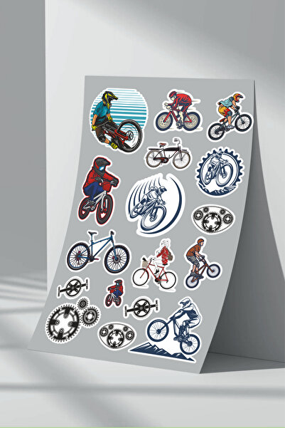 Sticker Market مجموعة ملصقات الدراجة