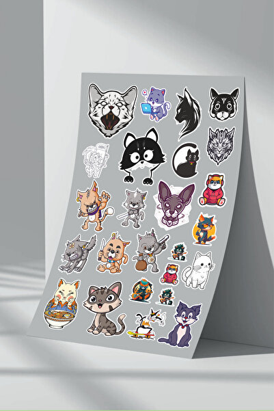 Sticker Market Set de 27 autocolante pentru pisici